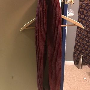 Burgundy infinity scarf